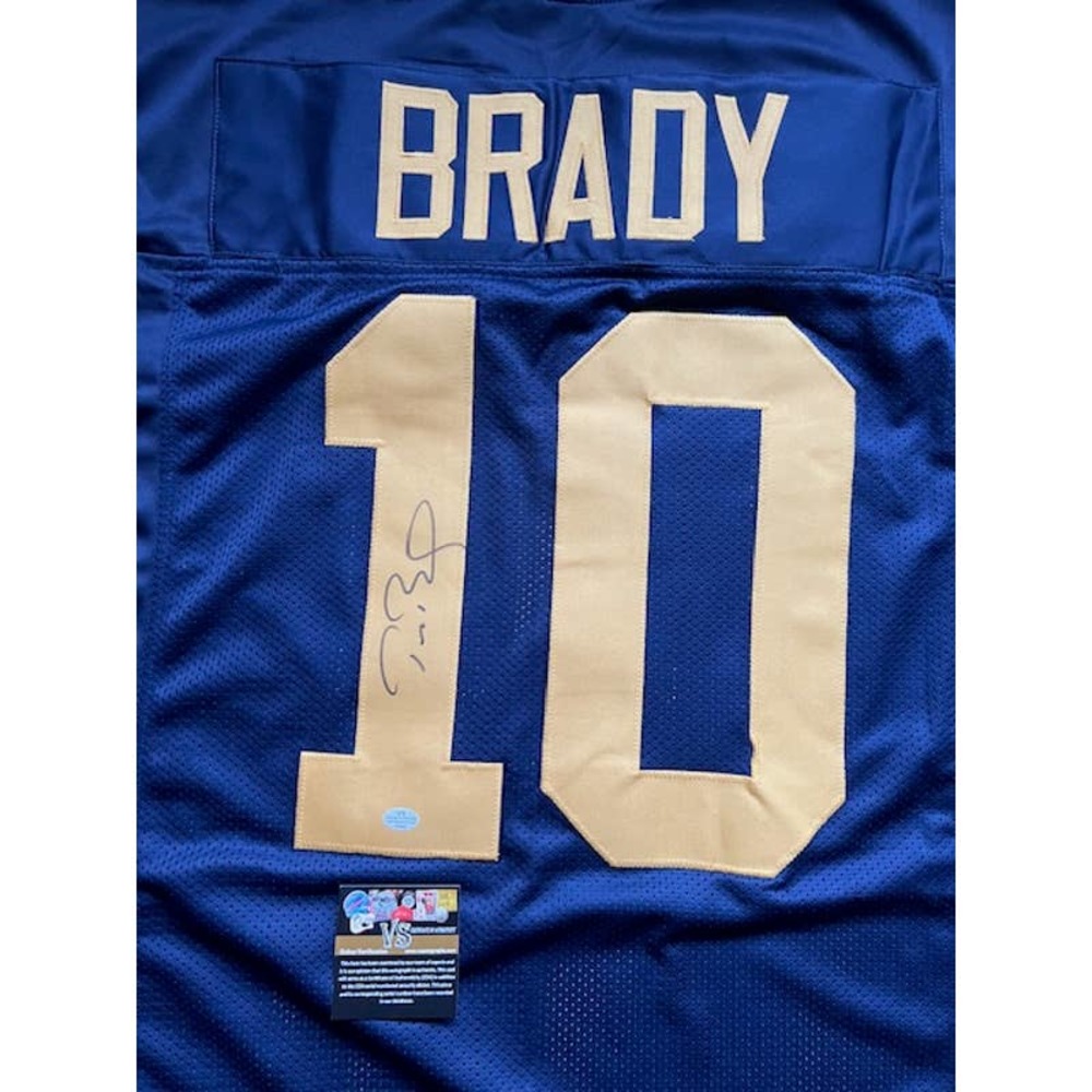 Tom Brady Autographed Michigan Wolverines Jersey with COA
